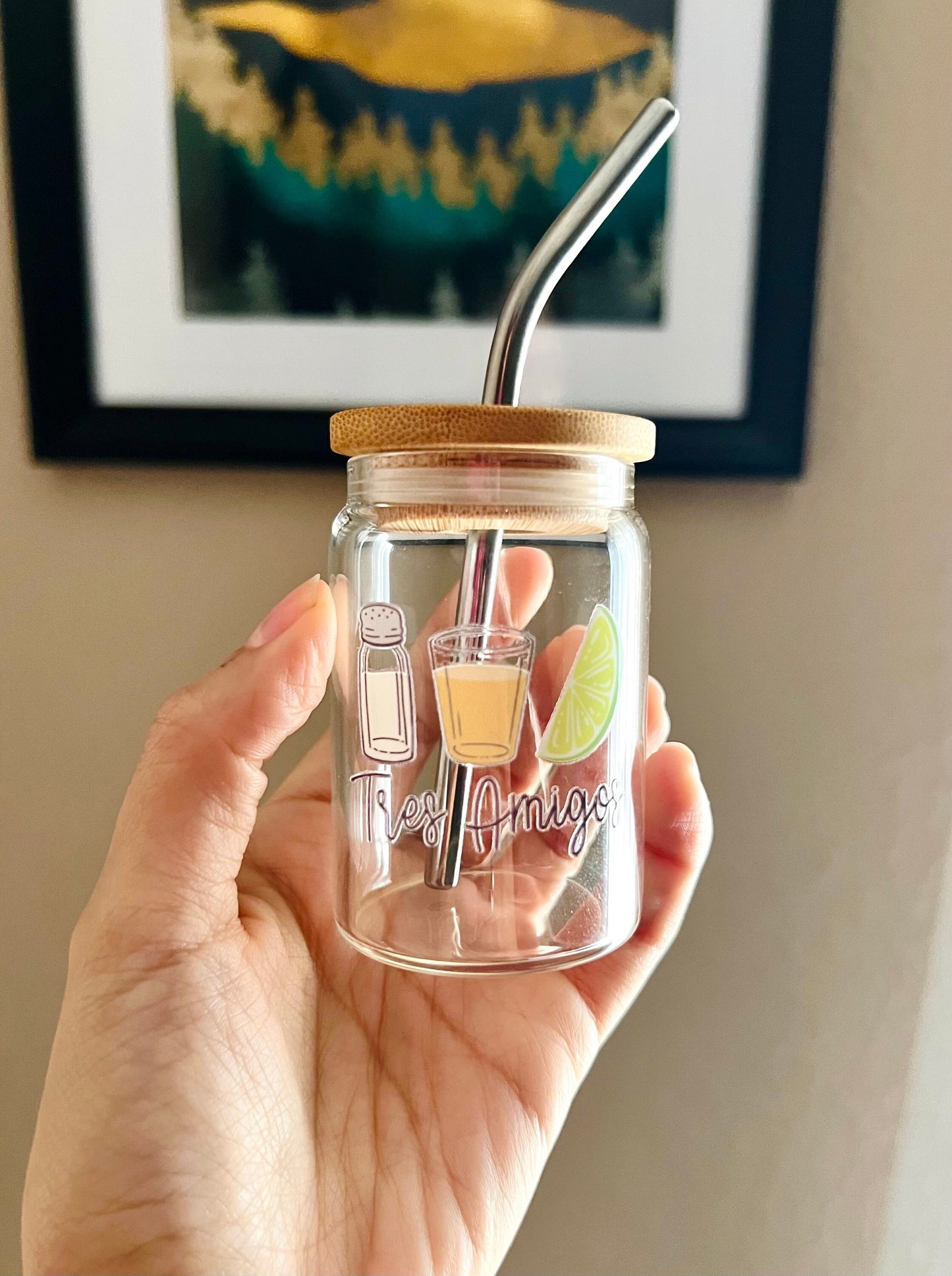 Tres Amigos Shot Glass