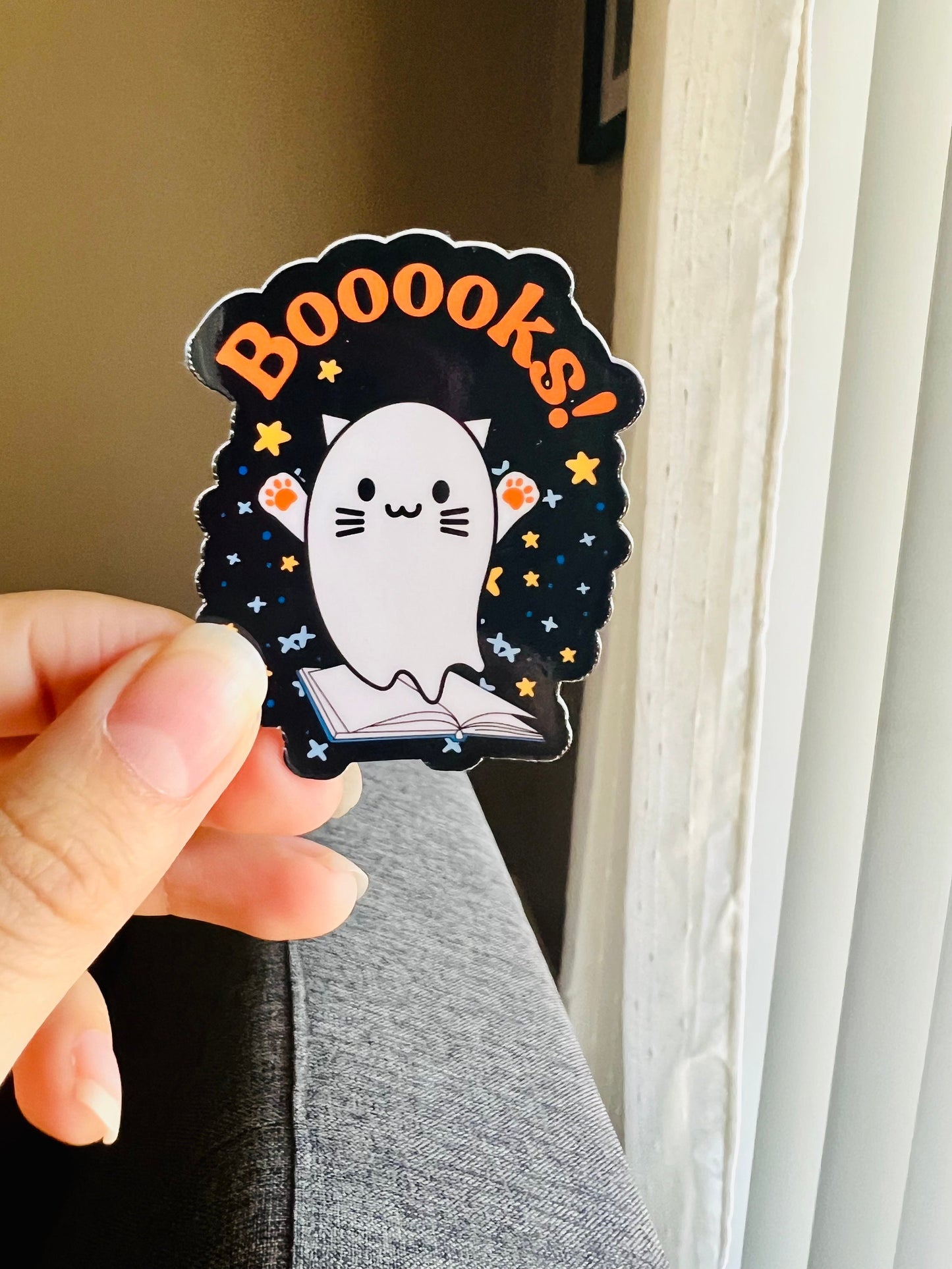 Spooky Books Sticker