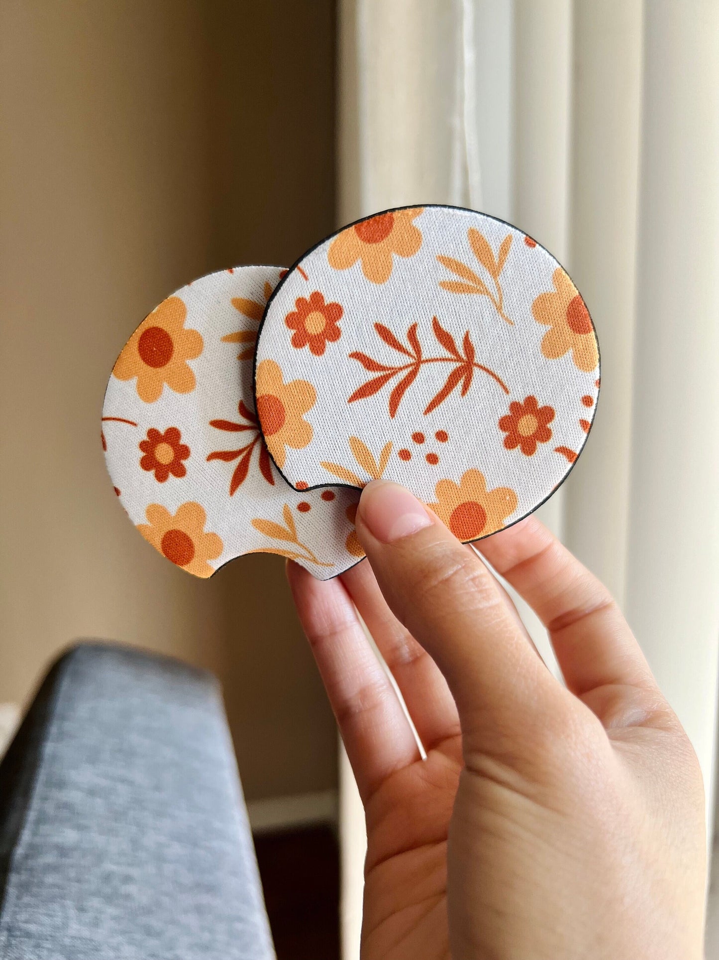 Floral Car Coaster