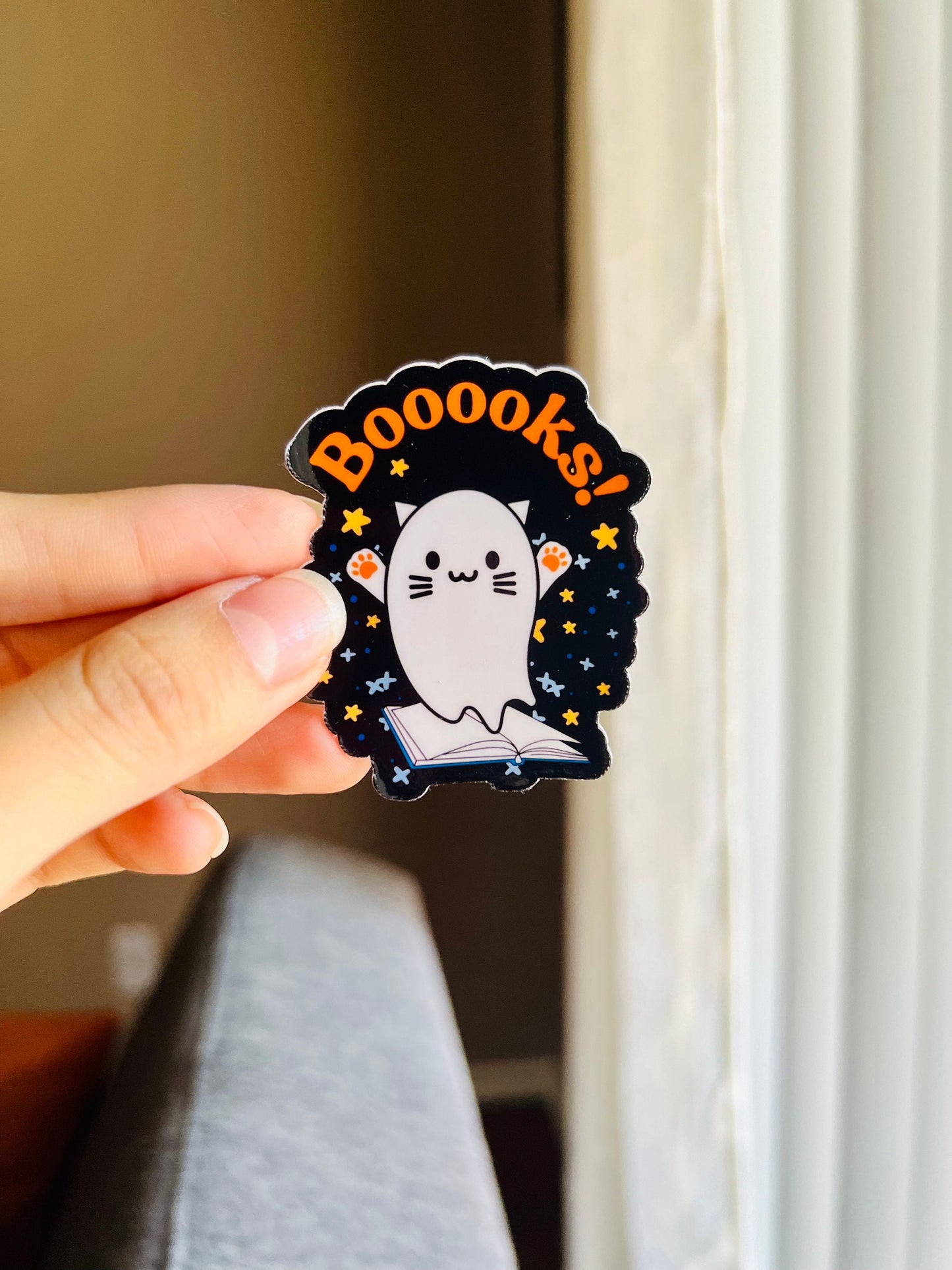 Spooky Books Sticker