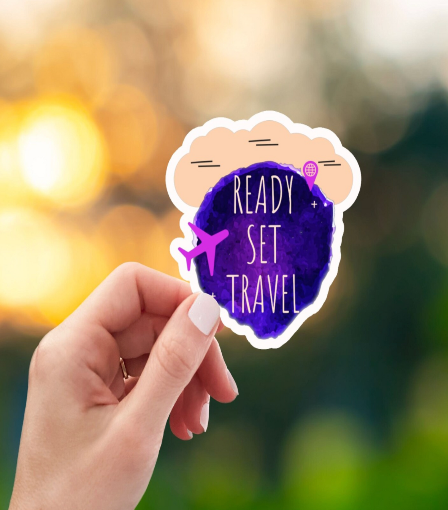 Ready Set Travel Sticker