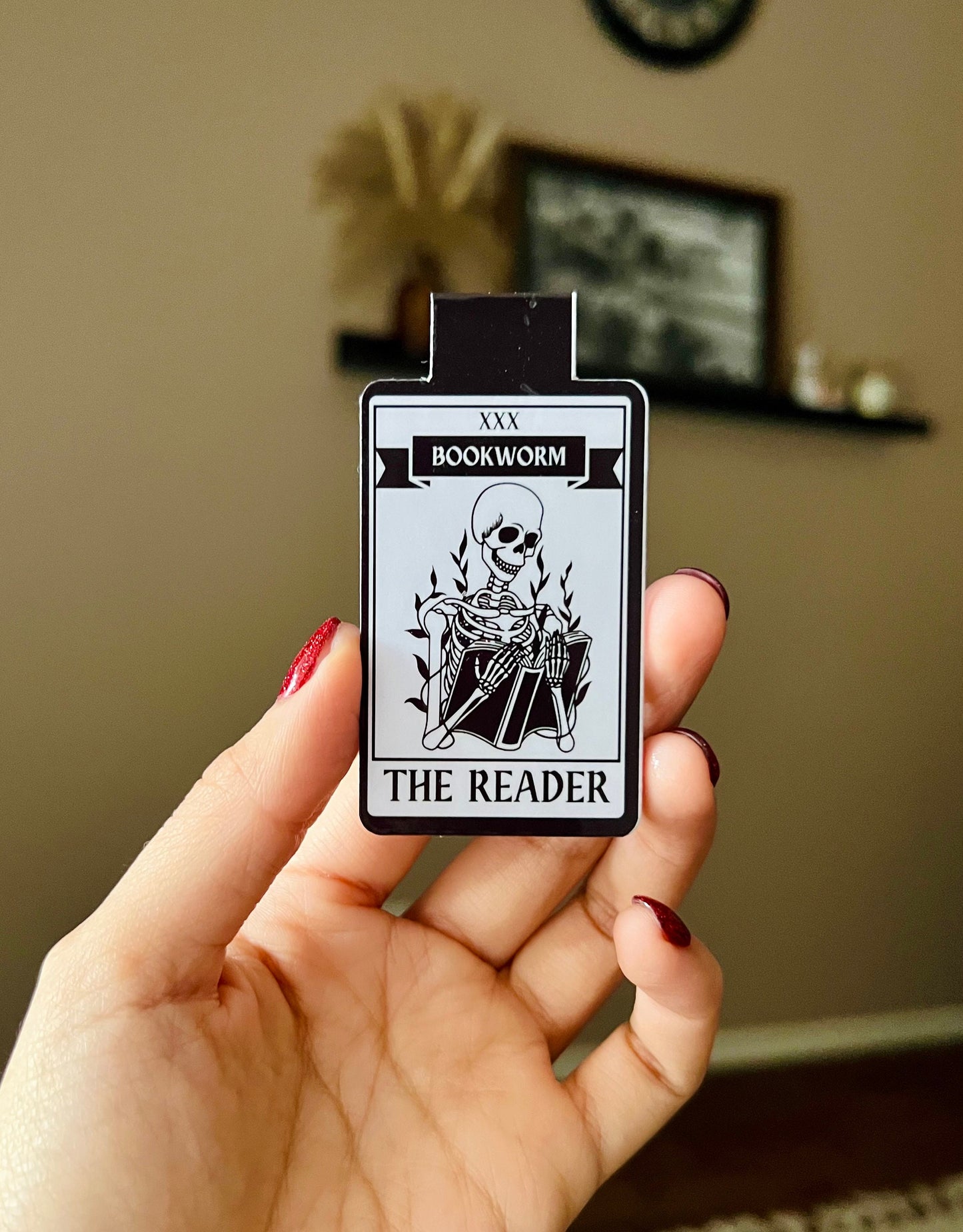Skull Magnetic Bookmark
