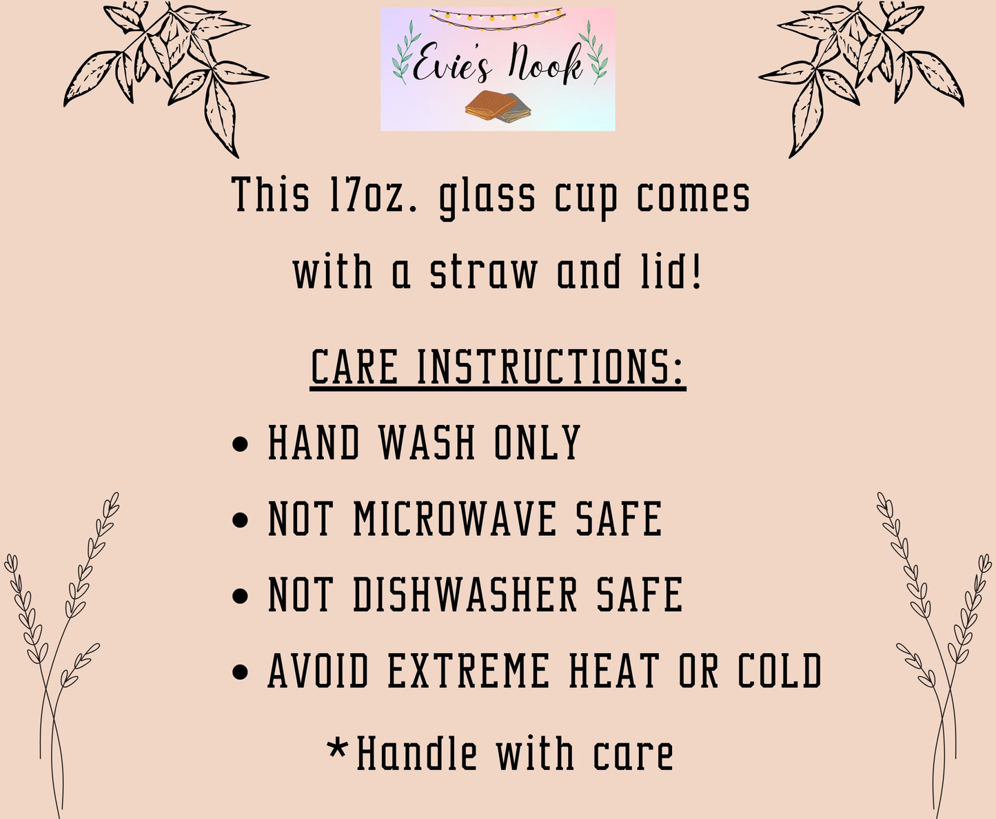 Book Lover Glass Cup