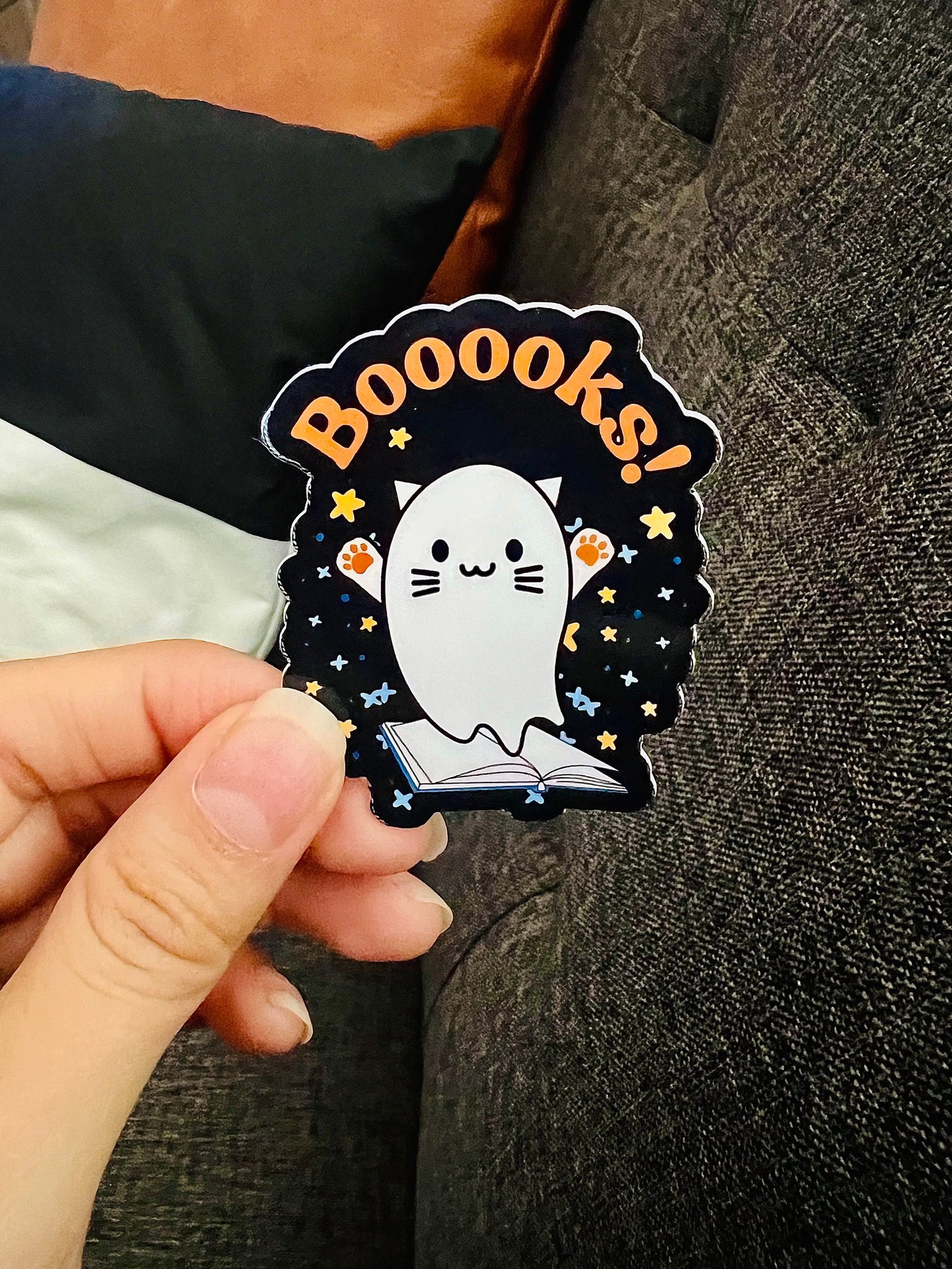 Spooky Books Sticker