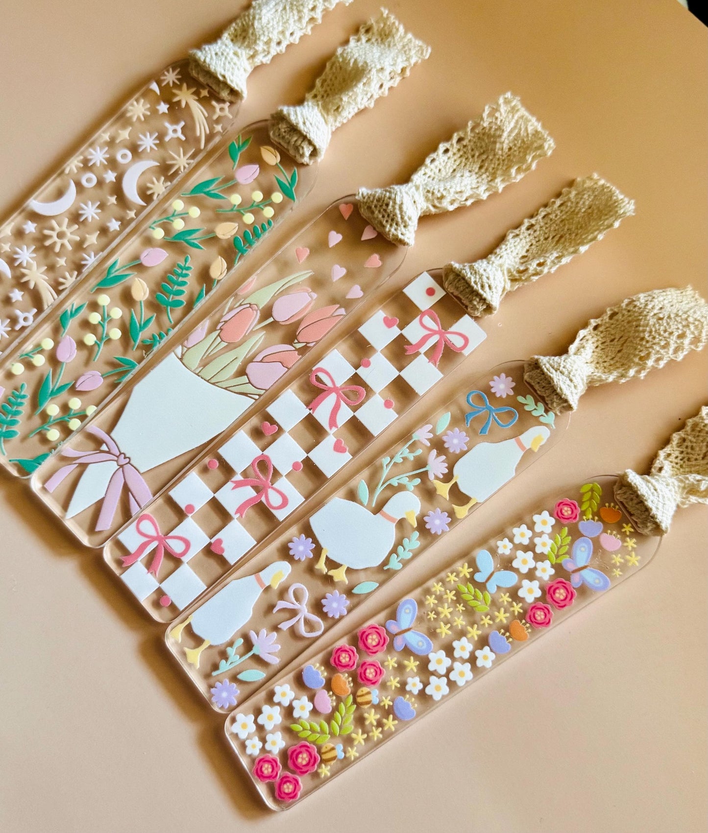 Tulip Floral Bookmark