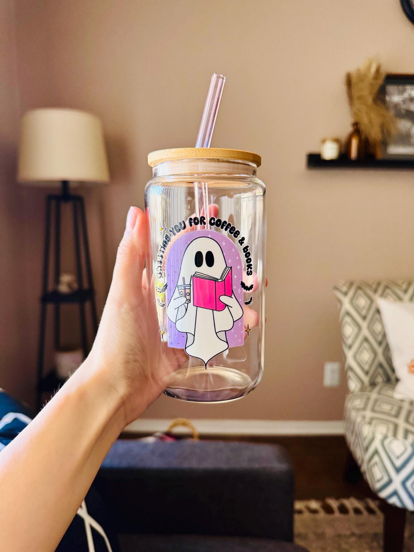Ghosting You Glass Tumbler