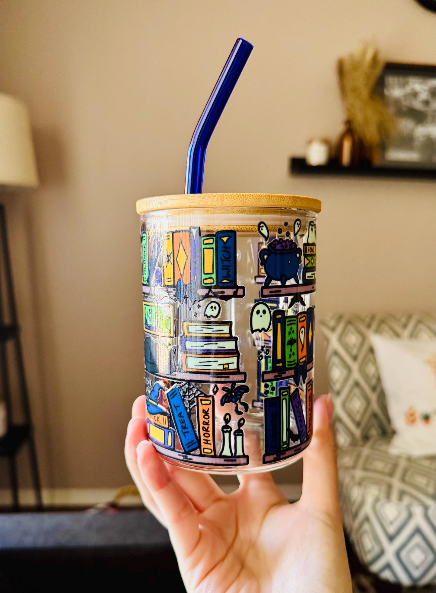 Halloween Book Lover Cup