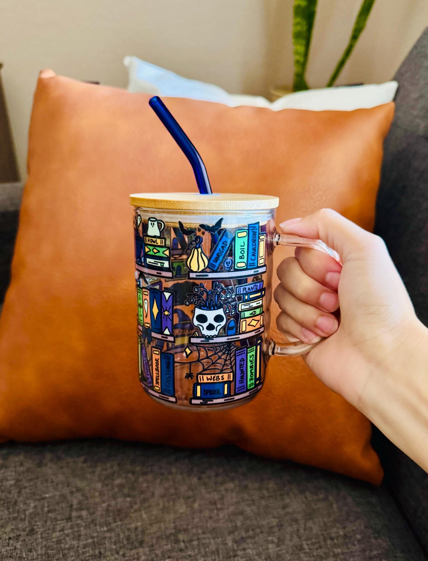 Halloween Book Lover Cup