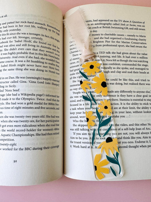 Yellow Flowers Bookmark
