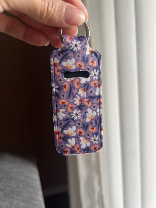 Purple Floral Lip Balm Holder