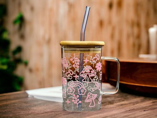Mushroom Glass Cup