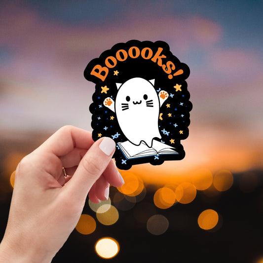 Spooky Books Sticker