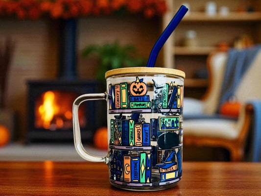 Halloween Book Lover Cup