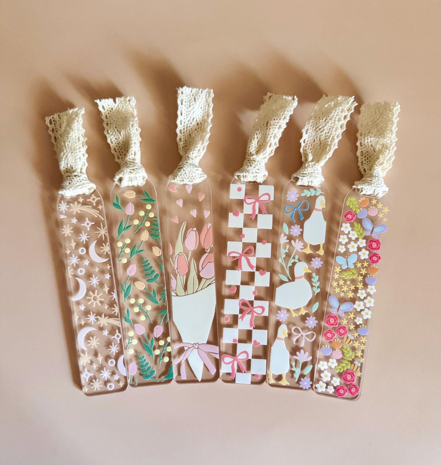 Pink Celestial Bookmark